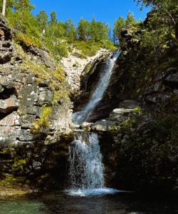 Водопад Красивый, Хибины