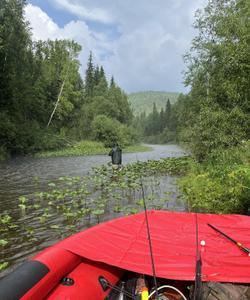 Рыбалка на сибирской реке