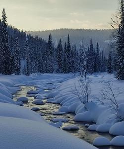 Тур на снегоступах к Каракольским озерам на Алтае