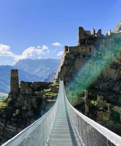 Заброшенный аул Кахиб в Дагестане