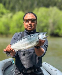Лососевая рыбалка на Сахалине