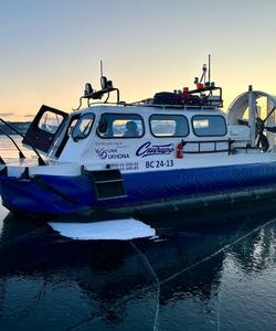 Катание на хивусе по Байкалу