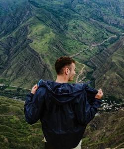 Турист в Дагестане