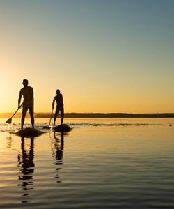 Сап-бординг на Ладожском озере