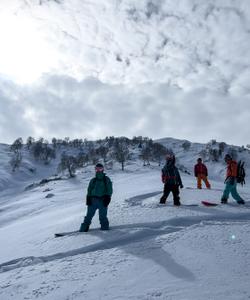 Катание на сноуборде