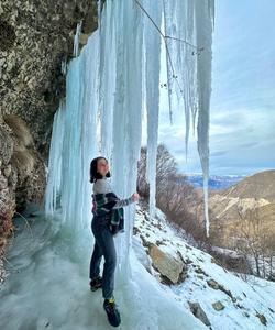 зимние водопады Дагестана