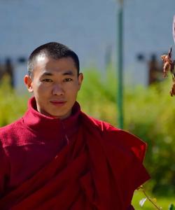 Монах в Бутане