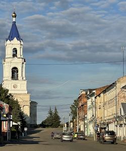 Улица Анатолия Луначарского в городе Кашин