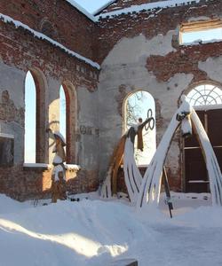 Кирха Яккима в городе Лахденпохья, город ангелов