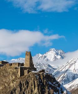 Заброшенный аул в Дагестане