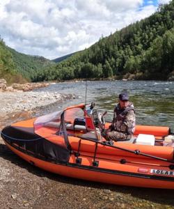 Рыбалка на сибирской реке