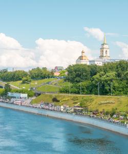 Набережная реки Камы в Перми