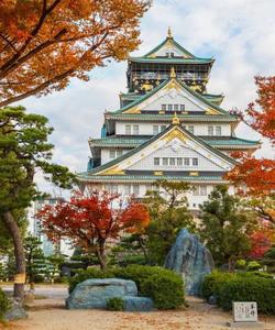 Самурайский замок в Осаке