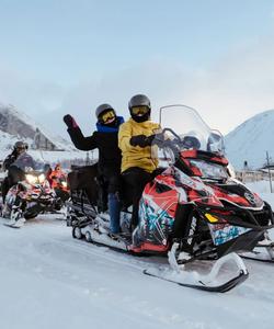 Поездка на снегоходах, Хибины