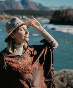 Турист на Алтае