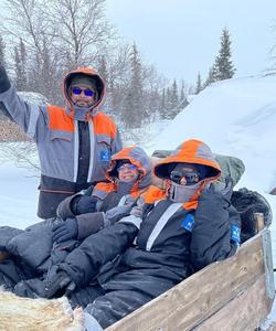 Прогулка на санях