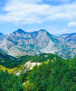 Горный пейзаж в районе Гуниба, Дагестан