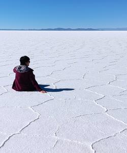 Солончак Уюни в Боливии
