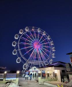 Колесо обозрения в Листвянке