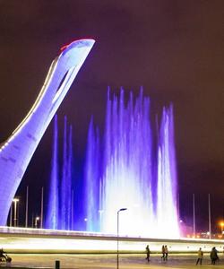 Фонтан Чаша Олимпийского огня в Олимпийском парке