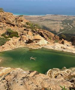 Водоем на острове Сокотра