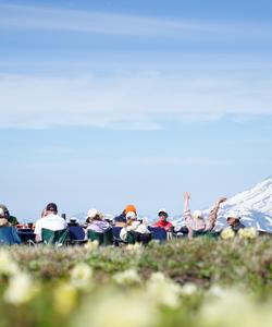 Туристы на Камчатке