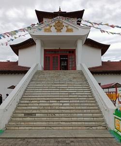 Храм Цэченлин в городе Кызыл