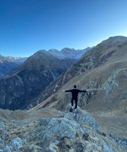 Турист в Северной Осетии