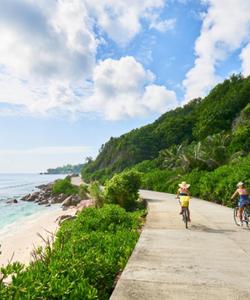 Велосипедная дорожка на La Digue