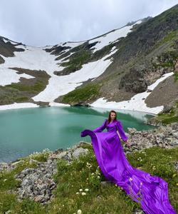 Озеро на Красной горе в Республике Алта