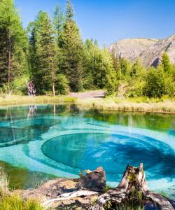 Гейзерово озеро на Алтае