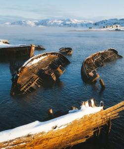 кладбище кораблей Териберка