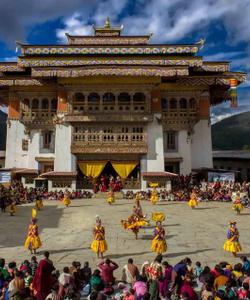 Традиционная бутанская храмовая архитектура