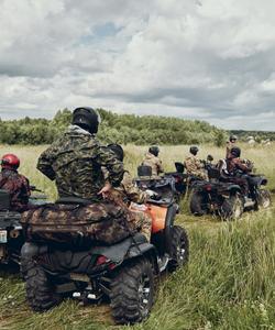 Прогулка на квадроциклах в Карелии