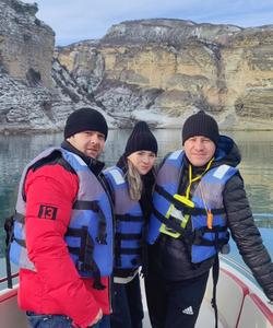 Прогулка на катере в Дагестане