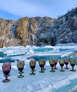 Пикник на льду Байкала