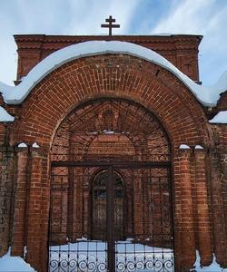 Село Кага Никольский храм