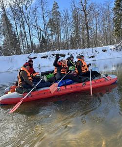 зимний сплав в Марий Эл