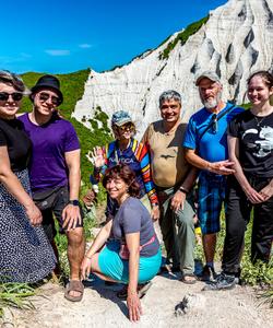 Белые скалы на Итурупе