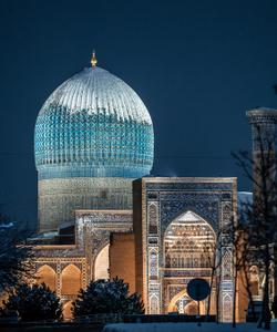 Зимний Узбекистан