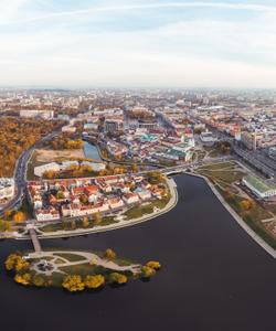 Старый город в центре Минска