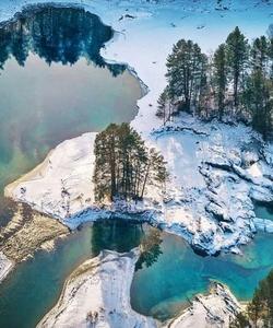 Голубые озера