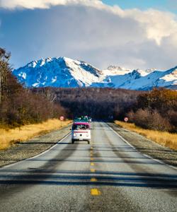 Дорога в Национальном парке Огненная Земля