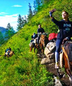 Конная прогулка Алтай