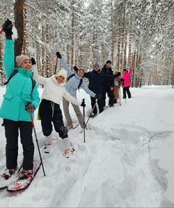 Хайкинг на снегоступах в Марий Эл