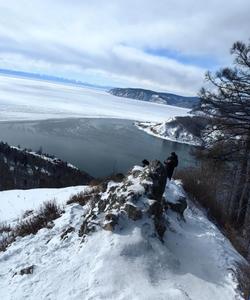 Камень Черского на озере Байкал
