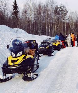 Снегоходный тур в Карелии