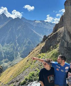 Туристы в Приэльбрусье