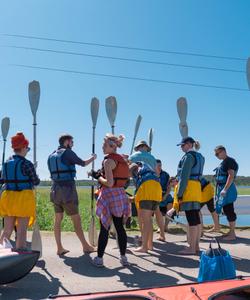 На каяках по Ладожским шхерам
