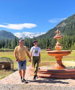 Туристы на Алтае